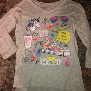 Justice long sleeve shirt